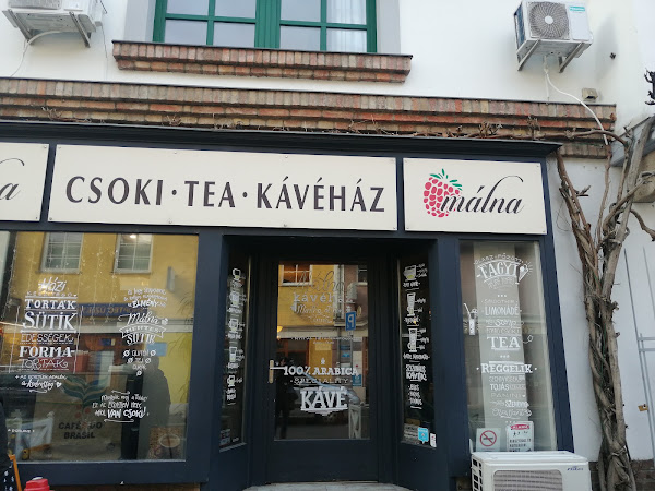 Málna csoki- tea- kávéház